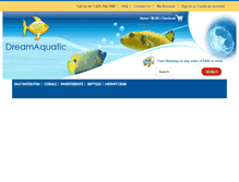 Tablet Screenshot of dreamaquatic.com